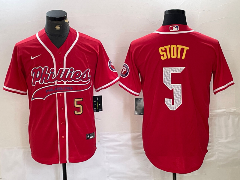 Men/Women/Youth Philadelphia Phillies Bryson Stott #5 baseball Jerseys