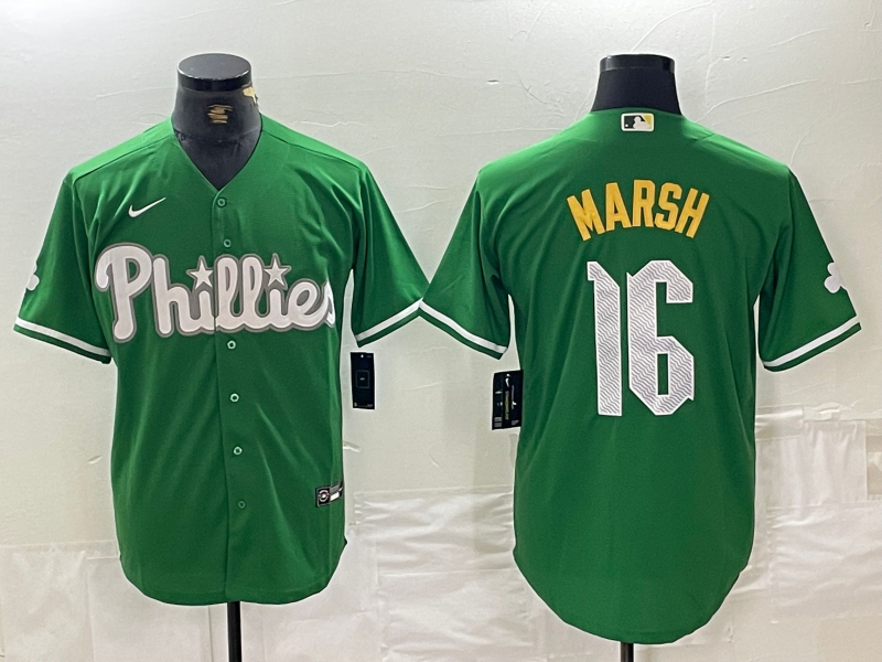 Men/Women/Youth Philadelphia Phillies Brandon Marsh #16 baseball Jerseys