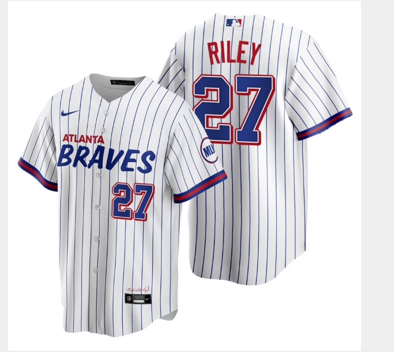 Men/Women/Youth Atlanta Braves Austin Riley #27 baseball Jerseys